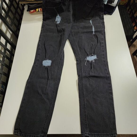 Men's American Rag Distressed Slim Fit Stretch Denim Jeans Size 36 x 30 Set of 2 - Picture 7 of 14